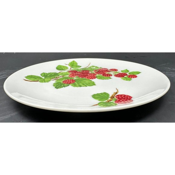 Vtg 1970s SEYMOUR MANN EDA FRAMBOISIER Salad Dessert Plates Set of 3 Raspberries - Picture 8 of 16